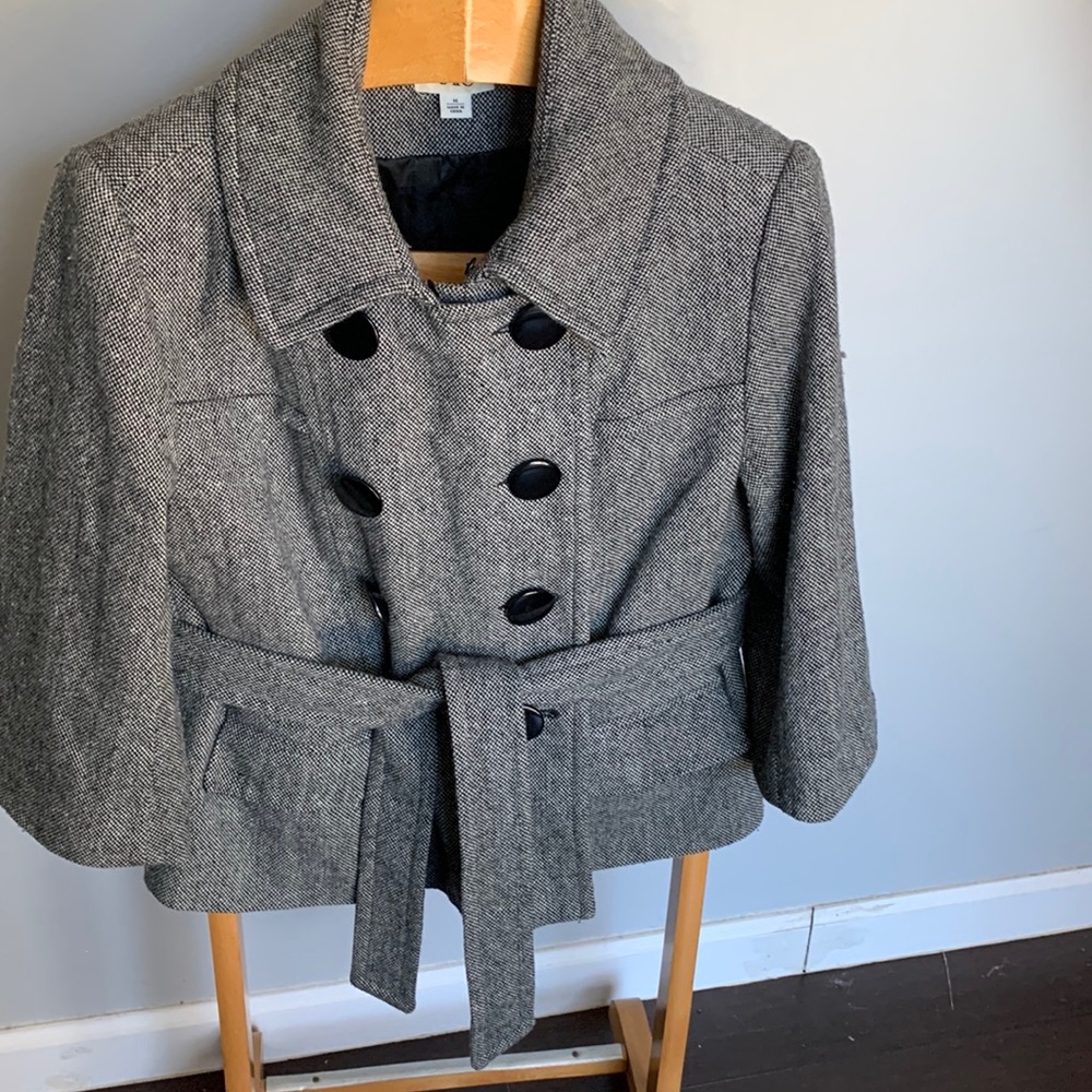 Cato dbl breasted 3/4 sleeve jacket